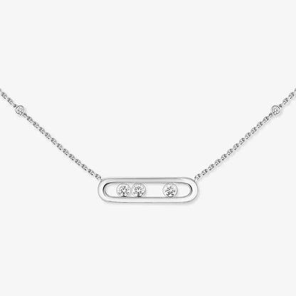 [LUXE]  Baby Move Gold Diamond Necklace