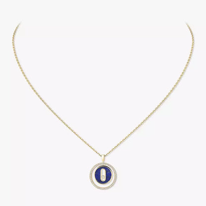 [LUXE] Lucky Move Diamond Necklace in Rose Gold and White Mother-of-Pearl