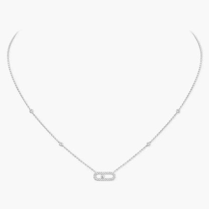 [LUXE] Diamond Necklace Move Uno