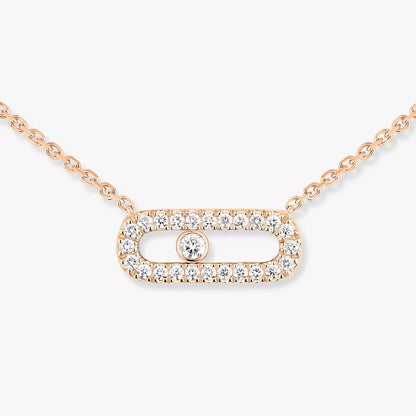[LUXE] Diamond Necklace Move Uno