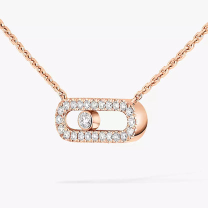 [LUXE] Diamond Necklace Move Uno