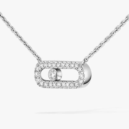 [LUXE] Diamond Necklace Move Uno
