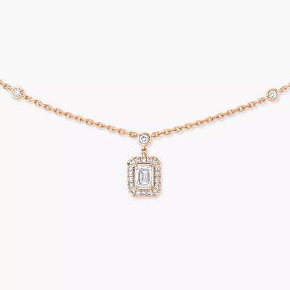 [LUXE] My Twin Diamond Necklace in Silver