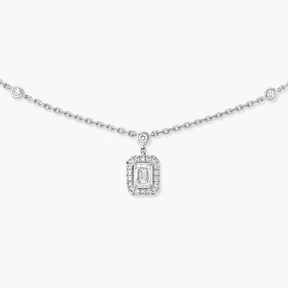 [LUXE] My Twin Diamond Necklace in Silver