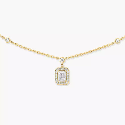 [LUXE] My Twin Diamond Necklace in Silver