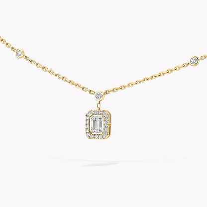 [LUXE] My Twin Diamond Necklace in Silver