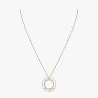 [LUXE] Move Romane Long Pave_-Set Diamond Necklace