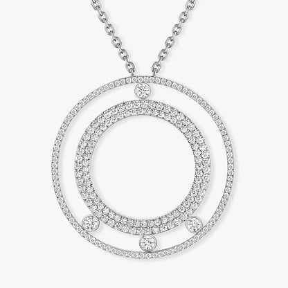 [LUXE] Move Romane Long Pave_-Set Diamond Necklace
