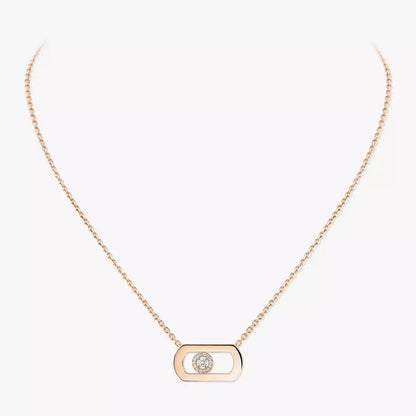 [LUXE] So Move Diamond Necklace in Gold