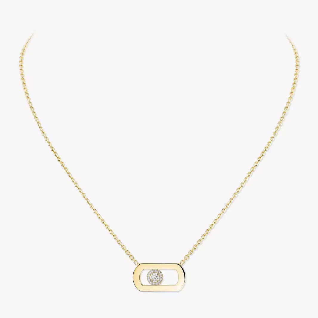 [LUXE] So Move Diamond Necklace in Gold