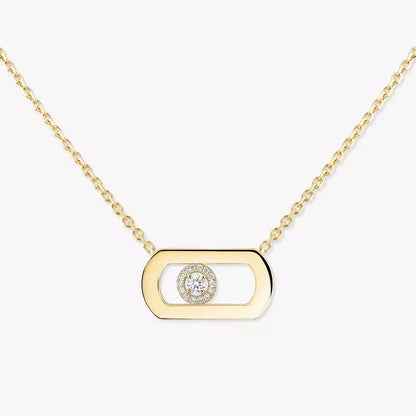 [LUXE] So Move Diamond Necklace in Gold