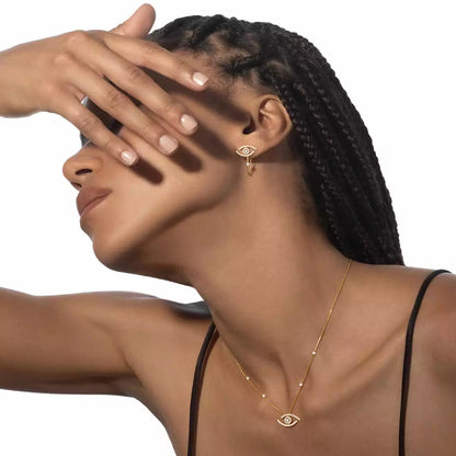 [LUXE] Lucky Eye Diamond Earrings