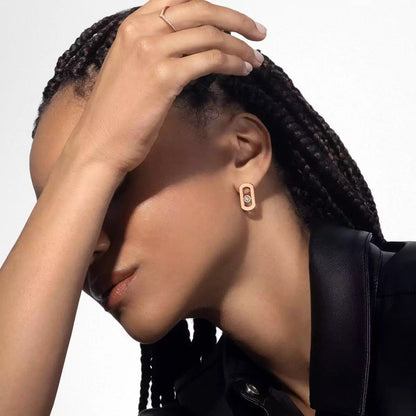 [LUXE] So Move Diamond Earrings in Yellow Gold