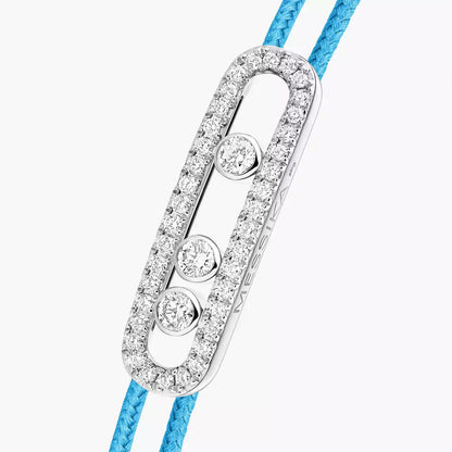 [LUXE] Messika Care(s) pink cord pavé bracelet