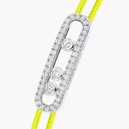 [LUXE] Messika Care(s) pink cord pavé bracelet