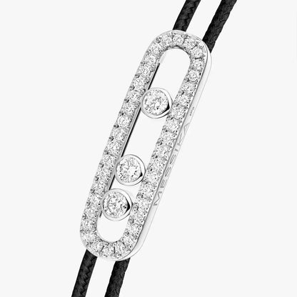 [LUXE] Messika Care(s) pink cord pavé bracelet