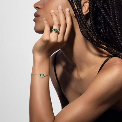 [LUXE] Lucky Eye Diamond Bracelet