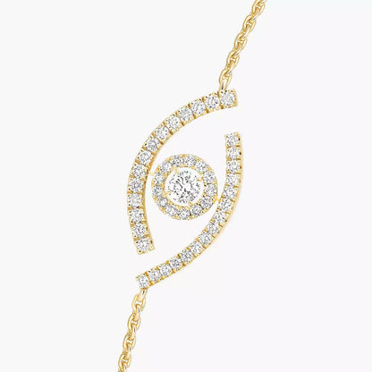 [LUXE] Lucky Eye Pave-Set Diamond Bracelet