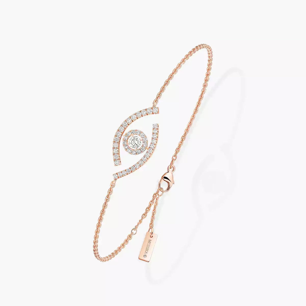 [LUXE] Lucky Eye Pave-Set Diamond Bracelet