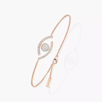 [LUXE] Lucky Eye Pave-Set Diamond Bracelet