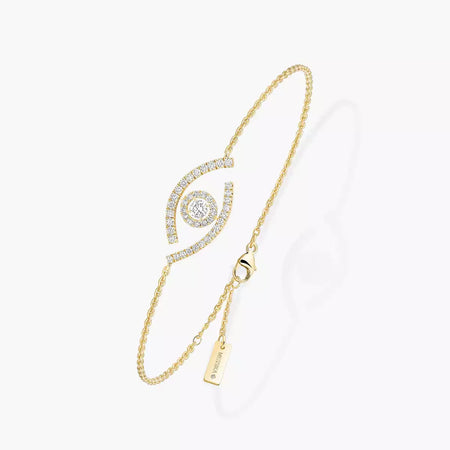 [LUXE] Lucky Eye Pave-Set Diamond Bracelet