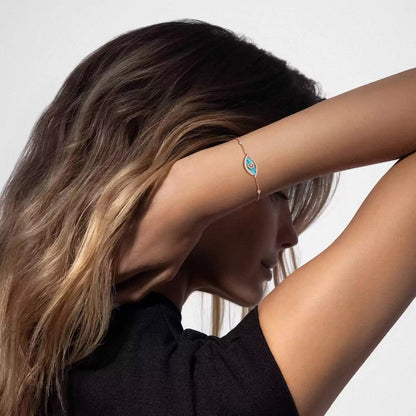 [LUXE] Lucky Eye Diamond Bracelet