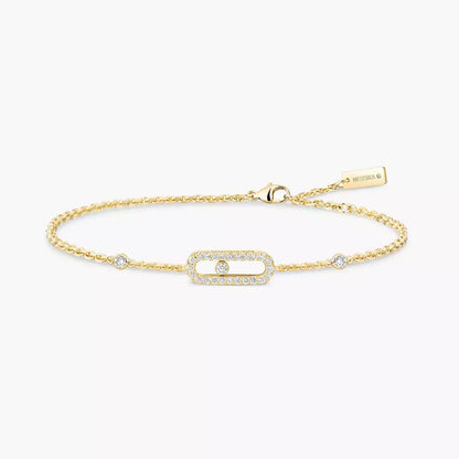 [LUXE] Move Uno Diamond Bracelet