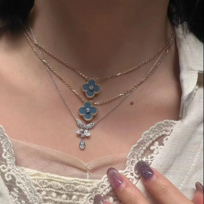[LUXE] 2026 CLOVER 15MM CHRISTMAS LIMITED EDITION SINGLE FLOWER NECKLACE