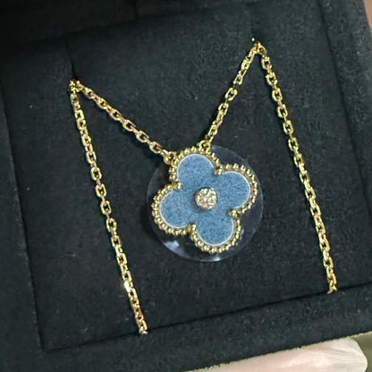 [LUXE] 2026 CLOVER 15MM CHRISTMAS LIMITED EDITION SINGLE FLOWER NECKLACE