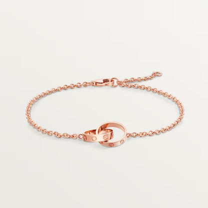 [LUXE] LOVE BRACELET DOUBLE RING