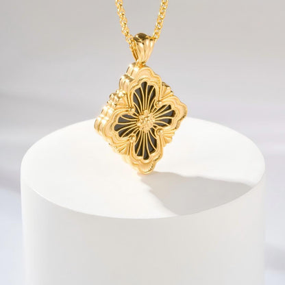 [LUXE JEWELRY] OPERA TULLE ENAMEL NECKLACE