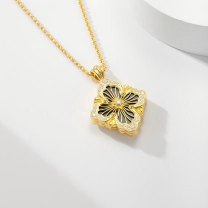[LUXE JEWELRY] OPERA TULLE ENAMEL NECKLACE