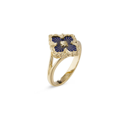 [LUXE JEWELRY] OPERA TULLE  RING WITH  ENAMEL BACKGROUND