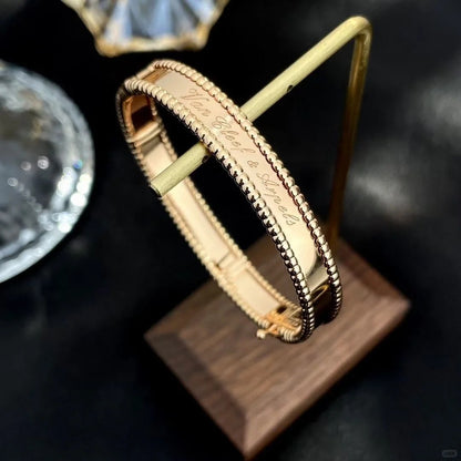 [LUXE]PULSERA DE DIAMANTES PERLEE DE 1 HILERA 