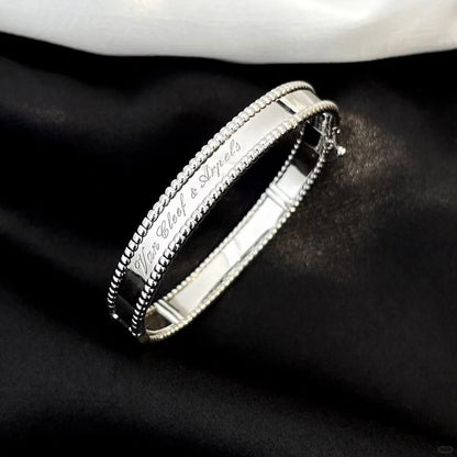 [LUXE]PULSERA DE DIAMANTES PERLEE DE 1 HILERA 
