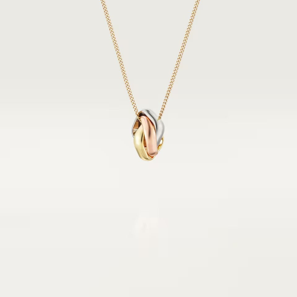 [LUXE] TRINITY CUSHION NECKLACE COLLECTION