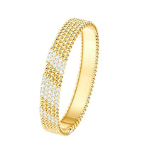 [LUXE]Five-row diamond bracelet