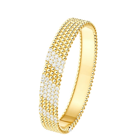 [LUXE]Five-row diamond bracelet