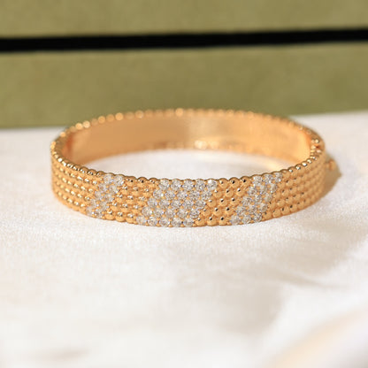[LUXE]Five-row diamond bracelet
