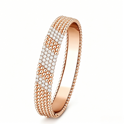 [LUXE]Five-row diamond bracelet