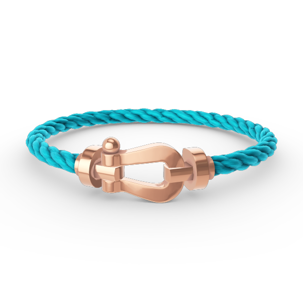 [LUXE]FORCE PULSERA DE HERRADURA GRANDE SIN DIAMANTES ORO ROSA