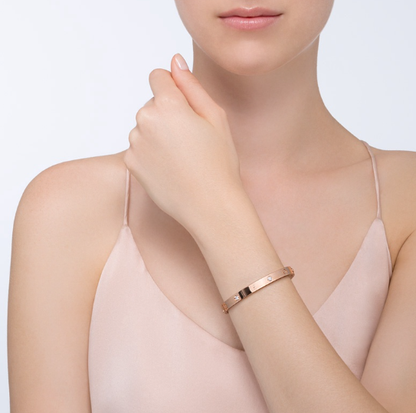 [LUXE] LOVE BRACELET 6.1MM 4 DIAMONDS