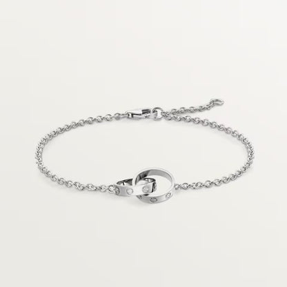 [LUXE] LOVE BRACELET DOUBLE RING