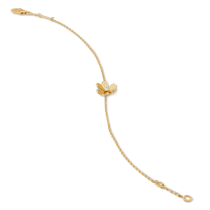 [LUXE]FRIVOLE PULSERA DE FLOR DE ORO
