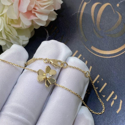 [LUXE]FRIVOLE PULSERA DE FLOR DE ORO