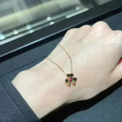 COLLAR DE FLORES DE ORO FRÍVOLE