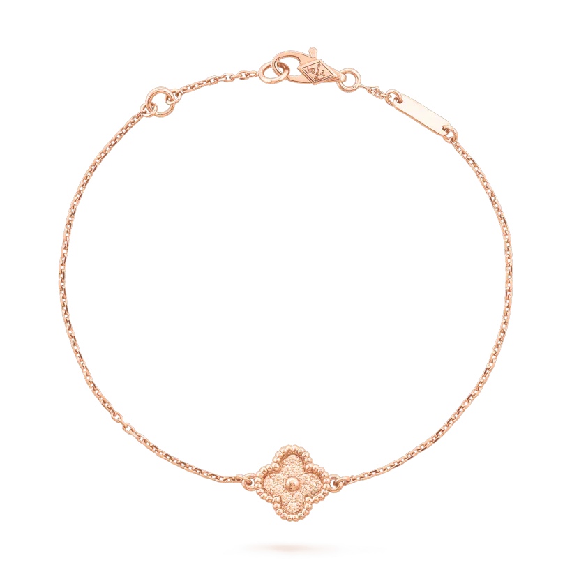 [LUXE]CLOVER SINGLE FLOWER BRACELET
