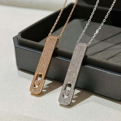 [LUXE] MY FIRST DIAMOND PAVED NECKLACE
