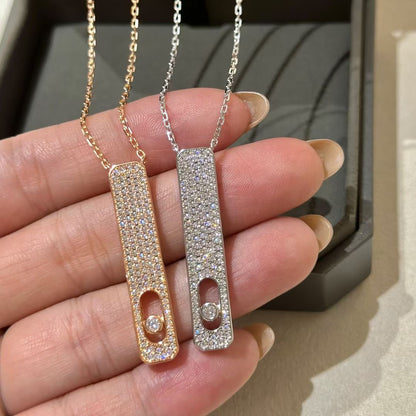 [LUXE] MY FIRST DIAMOND PAVED NECKLACE
