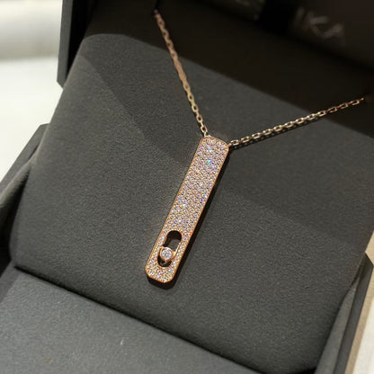 [LUXE] MY FIRST DIAMOND PAVED NECKLACE